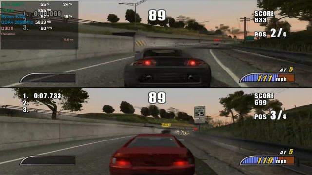 [PCSX2 Split Screen 60fps] Burnout 2 | GTX 1660 Ti Ryzen 2700 смотреть онлайн