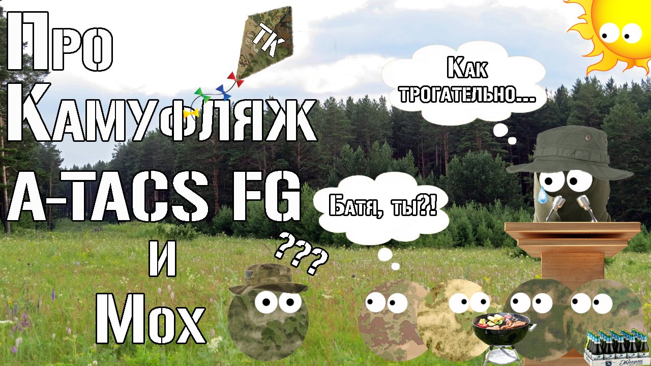 Про камуфляж A-TACS FG и Мох / About Camouflage A-TACS FG And Moss