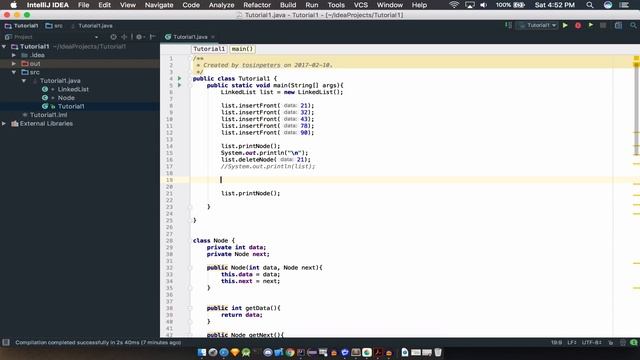 SEARCH FOR DATA IN A LINKED LIST USING JAVA Ep.4 смотреть онлайн