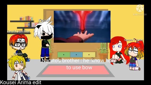 naruto characters/family react to naruto as archer gacha life/club english смотреть онлайн