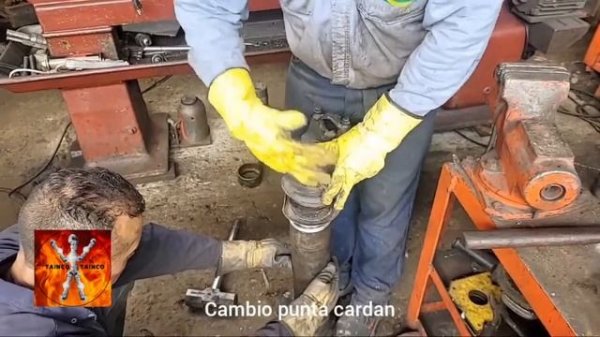 CAMBIO DE PUNTA CARDAN ROTA POR UNA EN EXCELENTE ESTADO