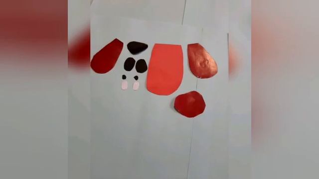 Аппликация " Игрушка- собачка''. смотреть онлайн