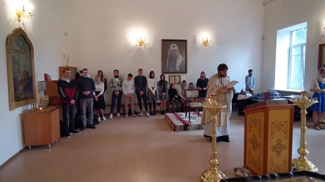 Славление в день памяти свт. Тихона. Храм трёх Святителей ПсковГУ смотреть онлайн