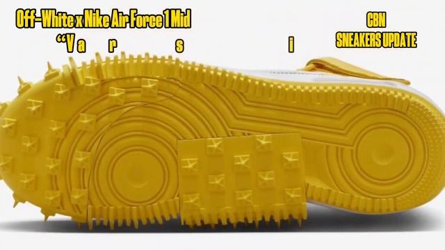 Off-White x Nike Air Force 1 Mid “Varsity Maize” - Detailed look + Price and Date Release смотреть онлайн