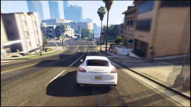 Grand Theft Auto V - Porsche Panamera смотреть онлайн