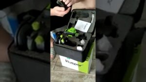 Распаковка лазерного уровня (нивелира) HUEPAR 904DG