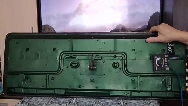 самодельная шести полосная светодиодная лампа PDR