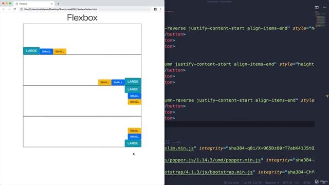 BOOTSTRAP Flexbox Utilities Part 2 смотреть онлайн