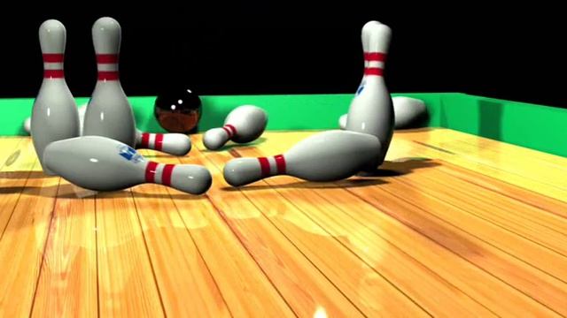 3D Animated Bowling Pins (Just A Test) смотреть онлайн