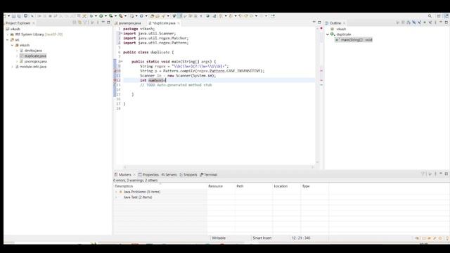 JAVA REGEX 2 || DUPLICATE WORDS || HACKER RANK SOLUTION | | NO COMMENTRY #19 смотреть онлайн
