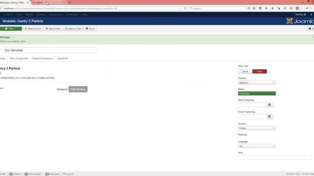 Gantry 5 - "Features" Particle (Startup) смотреть онлайн