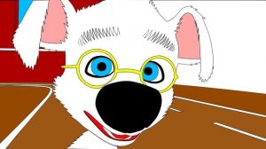 Белка и Стрелка: Озорная семейка. Раскраска, 1 серия. Сюрприз из Америки