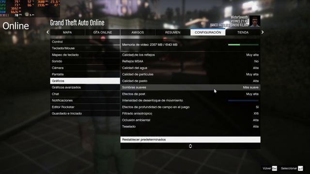GTA V - Gtx 1060 - i3 9100F смотреть онлайн