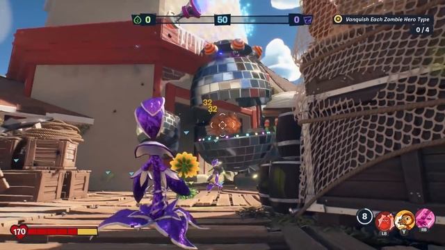 Twitch Super Disco Baller (Peashooter) VS Olds Cool in Plants vs Zombies Battle for Neighborville смотреть онлайн