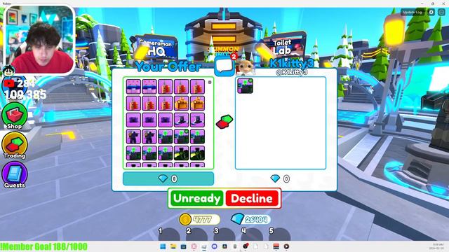 Signing Units And Trading [♾️EP 69] Toilet Tower Defense