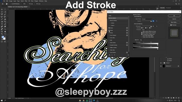 Tutorial Photoshop Filter Gallery Stamp and Grain Effects смотреть онлайн