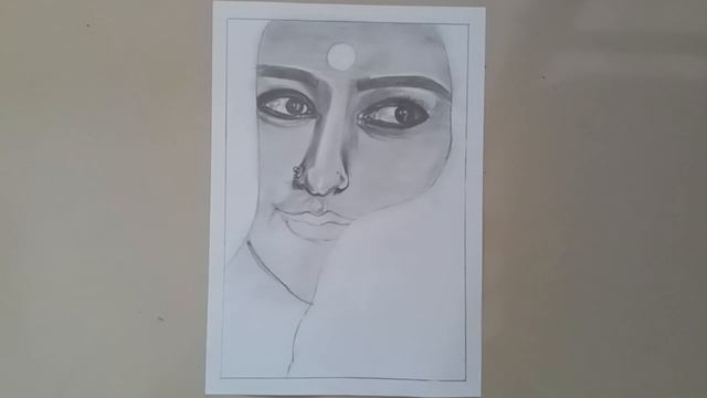 beautiful woman sketch ||step by step face outline tutorial Easy method so beautiful drawing смотреть онлайн