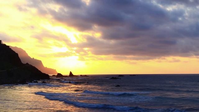 ШУМ МОРЯ НА ЗАКАТЕ для релакса и сна ? SEA NOISE AT SUNSET to relax, focus or sleep смотреть онлайн