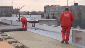 Монтаж пвх мембраны, гидроизоляция кровли