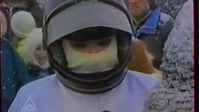 Гонки на снегоходах "Буран" в Нарьян-Маре 1998 год ТРК "Заполярье". смотреть онлайн