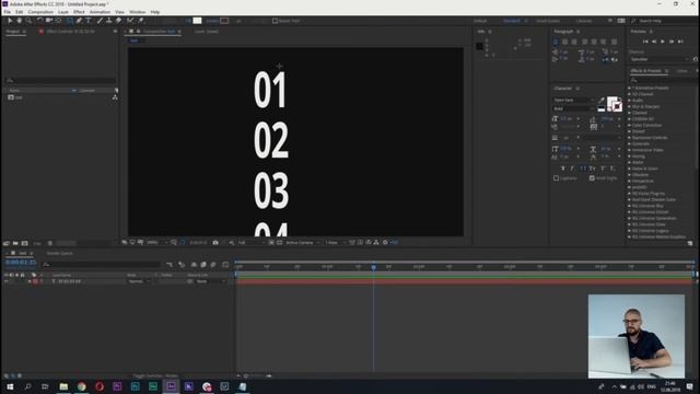 04 Текст . Adobe After Effects. . Adobe After Effects. смотреть онлайн