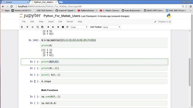 Python For Matlab Users смотреть онлайн