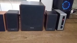 Видео сравнение активных колонок 2.1 Sven sps-820 и Microlab FC530