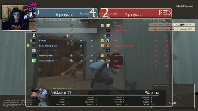 TF2 Gameplay #2 with Vikkstar (Team Fortress 2) смотреть онлайн