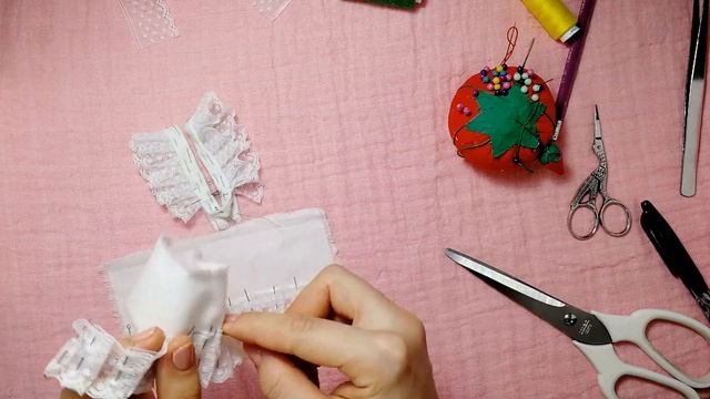 Как сшить фартук для куклы смотреть онлайн