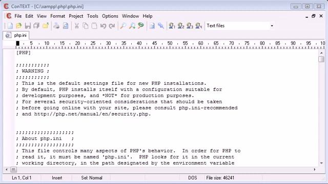 PHP 7 The php ini File смотреть онлайн