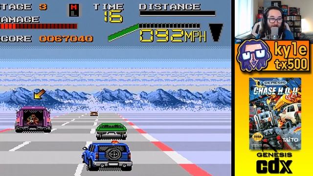 Chase H.Q. II (Genesis, 1992) - First Full-Game Playthrough смотреть онлайн