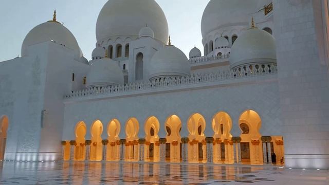 ОАЭ, Абу-Даби / UAE, Abu Dhabi / ابوظبي, большая мечеть шейха Зайда ( مسجد الشيخ زايد) смотреть онлайн