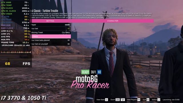 Grand Theft Auto V Online GTX 1660 - i7 3770 смотреть онлайн