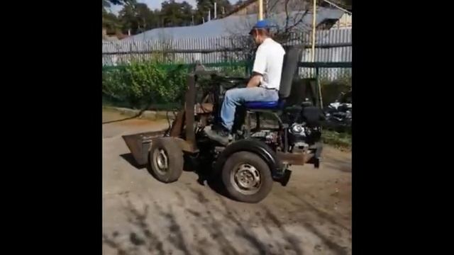 Полевые испытание мини погрузчика. смотреть онлайн