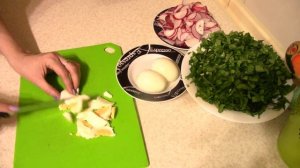 Салат из черемши с курицей-  ВКУС ВЕСНЫ!