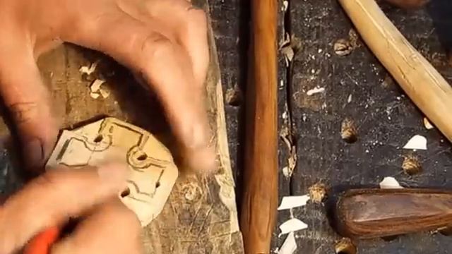 Резьба по дереву. Как сделать кельтский крест. Кельтика. Celtic Cross, wood carving смотреть онлайн