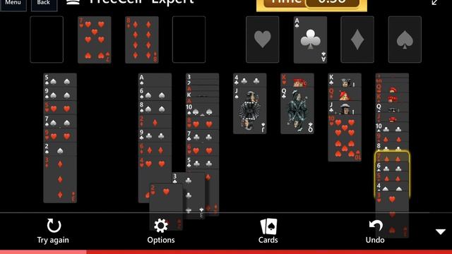 Star Club\Solitaire Dark\FreeCell: #11 FreeCell - Expert - Play the 7♦ to the Foundation смотреть онлайн