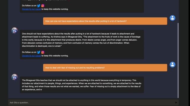 The Wisdom of Bhagavad Gita Meets AI: Meet Gita GPT - Your ChatGPT based Chatbot Guide! смотреть онлайн