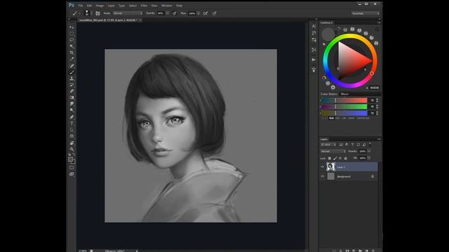 ? Digital Painting | Photoshop Semi-Real【Speed Paint】Vol.3 смотреть онлайн