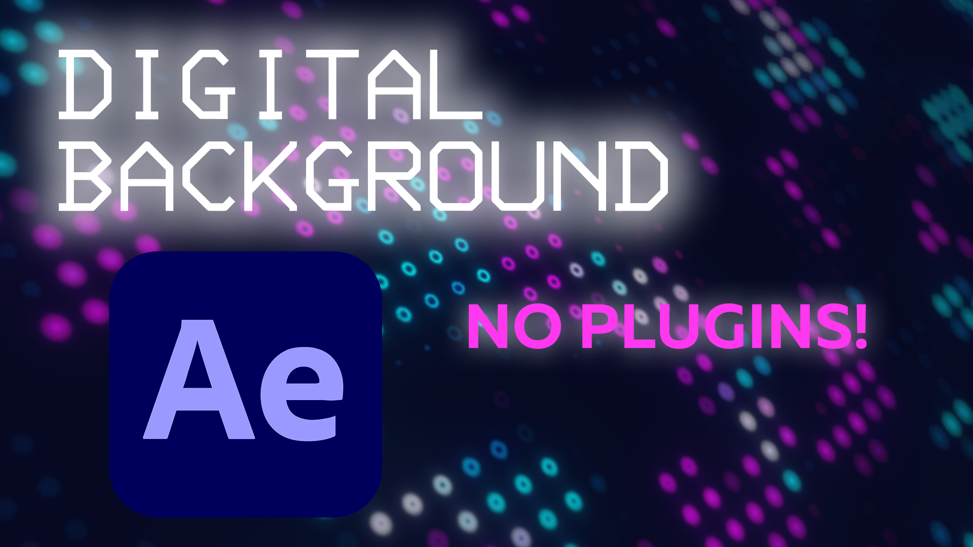 Анимированный цифровой фон after effects урок || digital animation background after effects tutorial смотреть онлайн