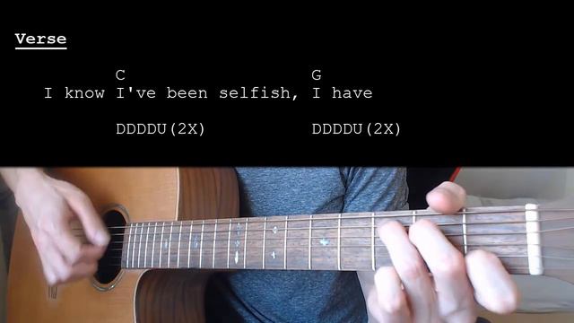 NF - HAPPY EASY Guitar Tutorial With Chords / Lyrics смотреть онлайн