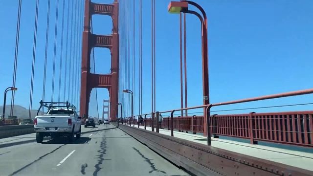 ? ЗОЛОТЫЕ ВОРОТА ? туннель GOLDEN GATE BRIDGE San Francisco USA 01.07.2020 смотреть онлайн