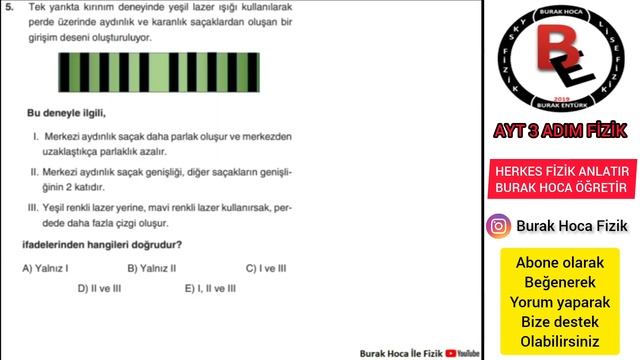 Dalga Mekaniği , Doppler ve Elektromanyatik Dalgalar AYT FİZİK 3 ADIM ÇÖZÜMLERİ (PDF) смотреть онлайн