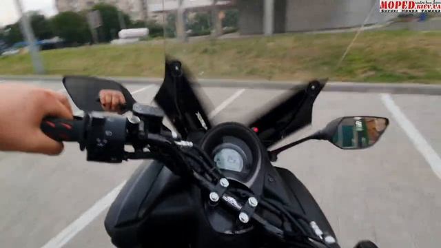 Продажа Yamaha Nmax 155 SG50J с контейнера купить скутер макси с доставкой + Тест драйв смотреть онлайн