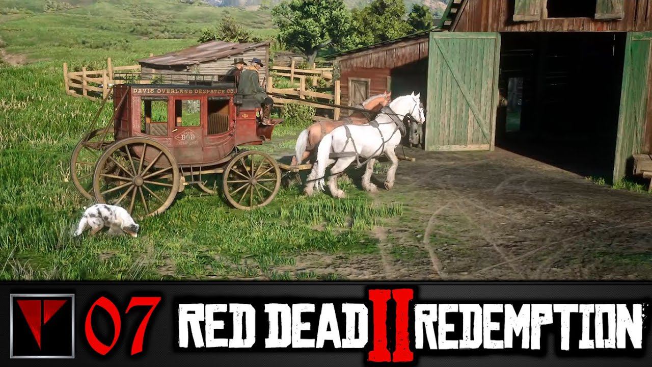 Red Dead Redemption 2 #07 - Профи по массажу и грабежу