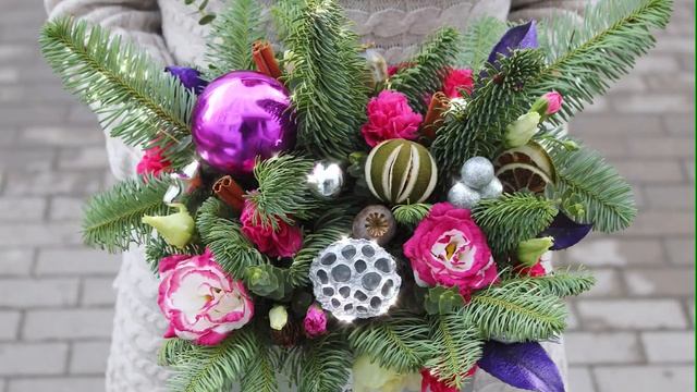 Новогодняя композиция в ящике смотреть онлайн