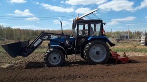 почвофреза азас в работе