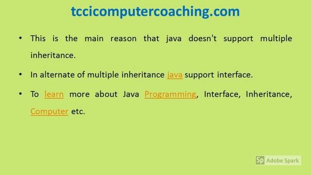 Why Java does not support multiple inheritances смотреть онлайн