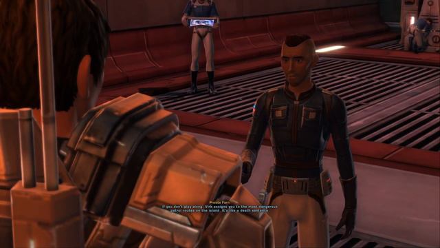 SWTOR - Private Farn Reports Lieutenant Virk's Corruption смотреть онлайн