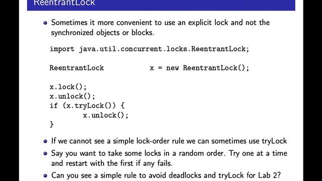 EDAN26 F04 / 3: wait, notify, and reentrant locks (level 3) смотреть онлайн